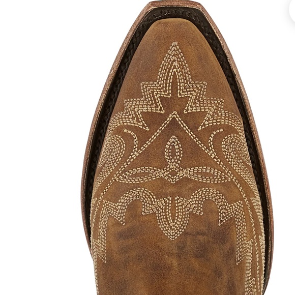 LANE -New in Box, “Lexington Bootie” Brown Western Ankle Boots-Size 8.5 - Picture 3 of 13